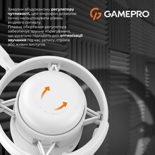 Микрофон GAMEPRO White (UGM105W)