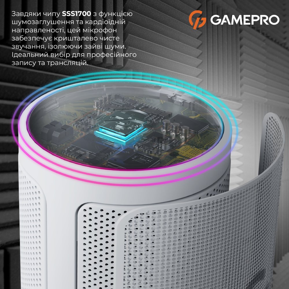 Покупка Мікрофон GAMEPRO White (UGM105W)