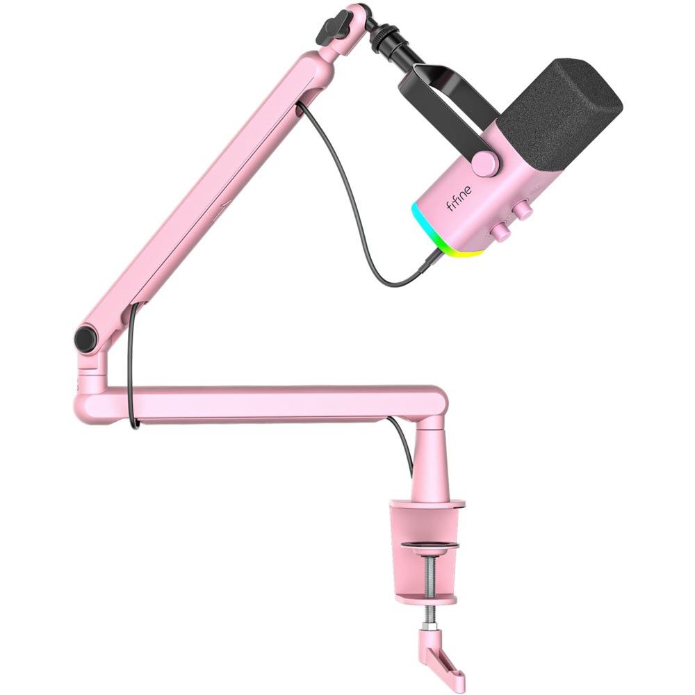 Фото 3 Мікрофон FIFINE TAM8P USB/XLR Pink (TAM8P)