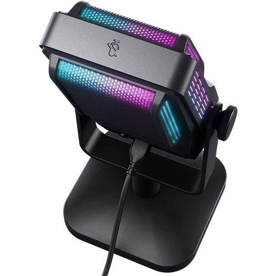 Зовнішній вигляд Мікрофон CHERRY Xtrfy NGALE R Cardioid RGB Black (CX-NGALE-R-RGB-BLACK)