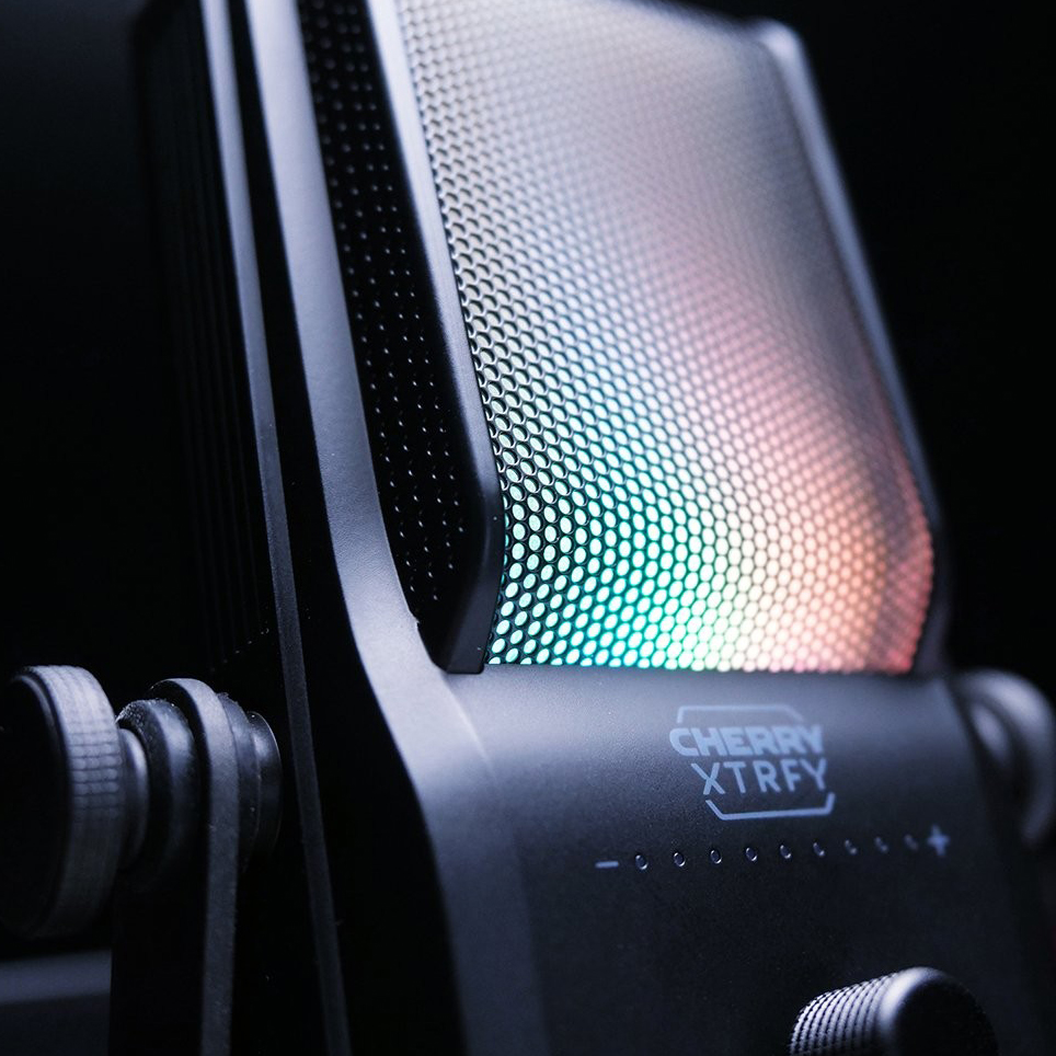 Фото Мікрофон CHERRY Xtrfy NGALE R Cardioid RGB Black (CX-NGALE-R-RGB-BLACK)