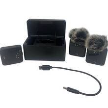 Микрофон петличный XOKO K100 Lightning-Type-C 2 шт. Black (K100-BK)