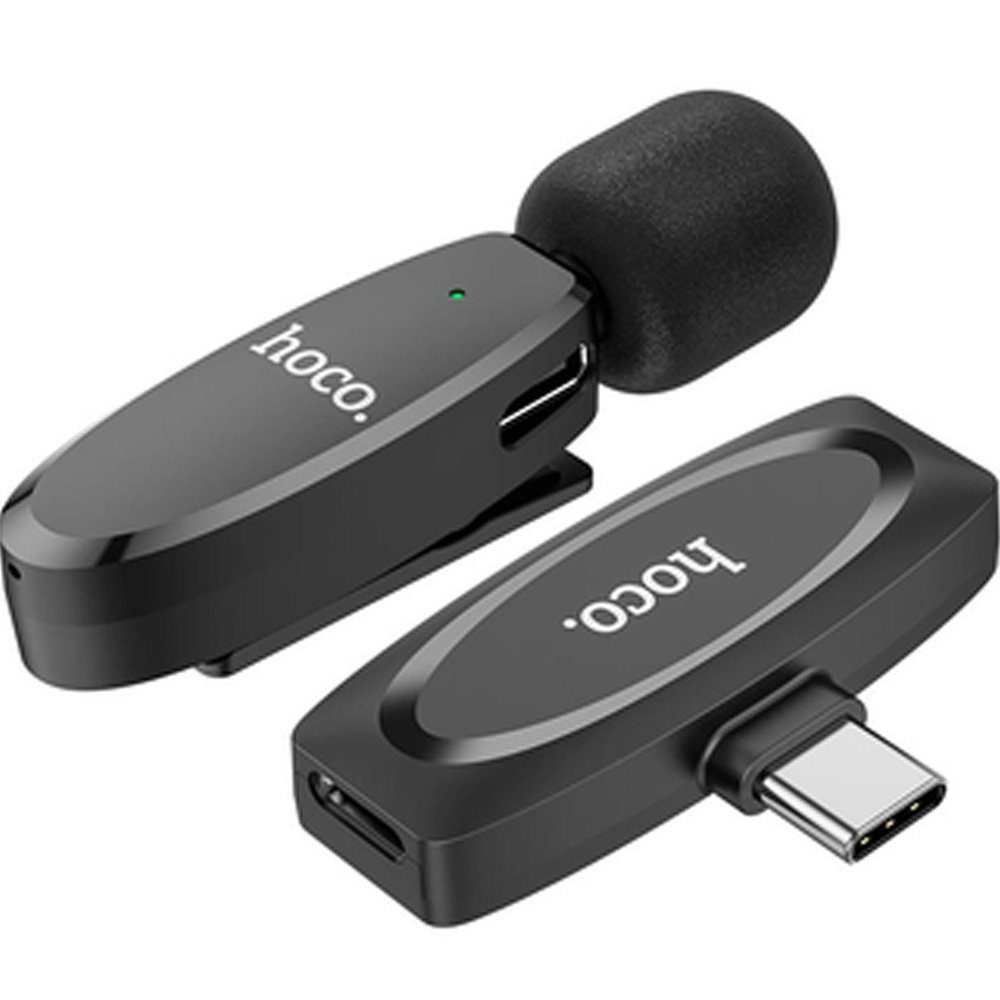 Мікрофон HOCO L15 Black (6931474789020) Тип петличний