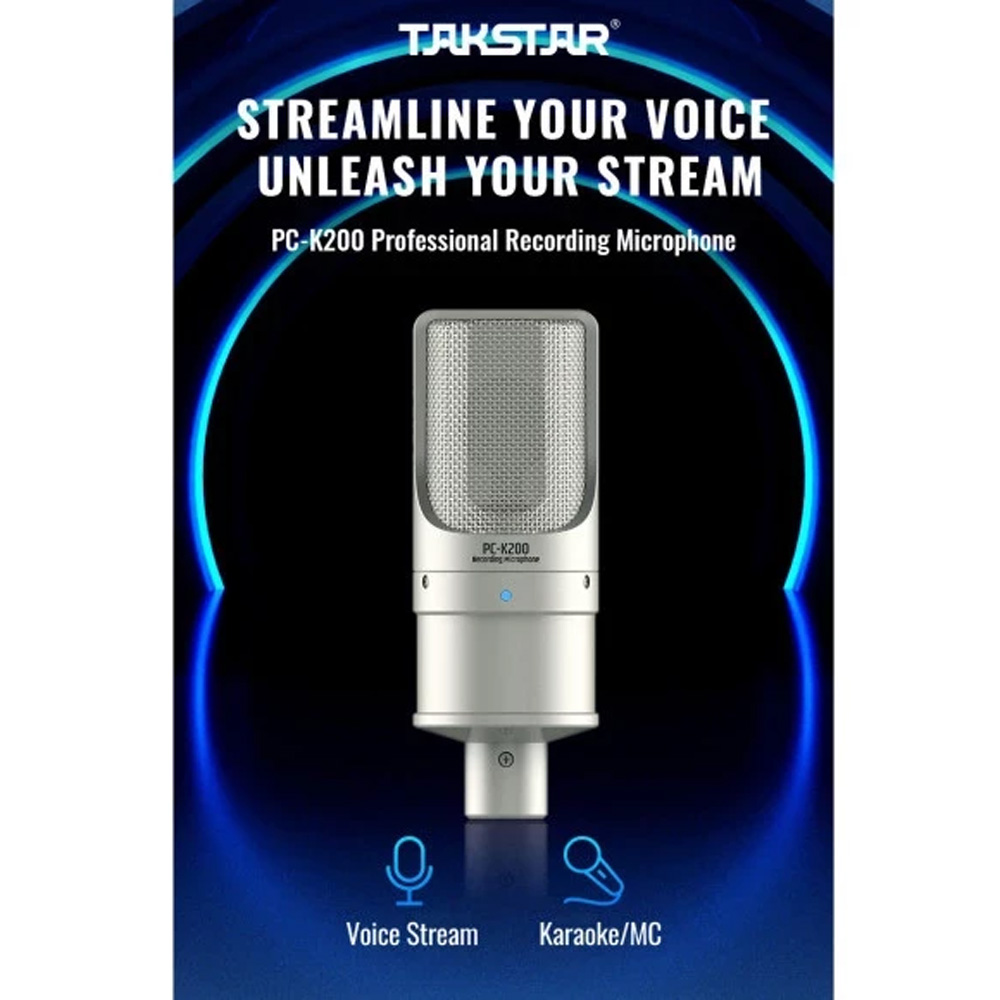 Микрофон TAKSTAR PC-K200 Gray (90403673) Микрофон TAKSTAR PC-K200 Gray (90403673) Чувствительность 1