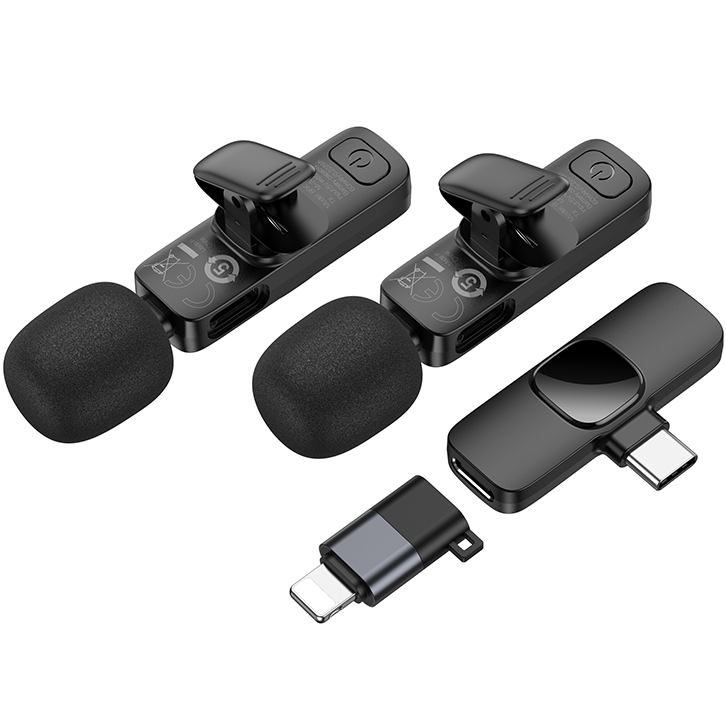 Набор микрофонов BOROFONE BFK15 Black (6941991117107) Дополнительно емкость батареи 60 мАч; размеры: микрофон: 63 × 25 × 26 мм; приемник: 45 × 27.5 × 8.1 мм