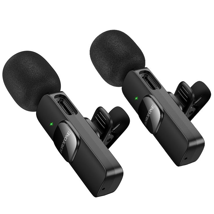 Набор микрофонов BOROFONE BFK15 Black (6941991117107) Тип петличный
