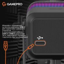 Мікрофон GAMEPRO Genesis X-Arctic Black (UGM117B)