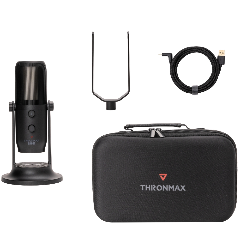 Мікрофон THRONMAX MDRILL GHOST M2RGB Black (M2RGBTHRONMAX) Матеріал Метал