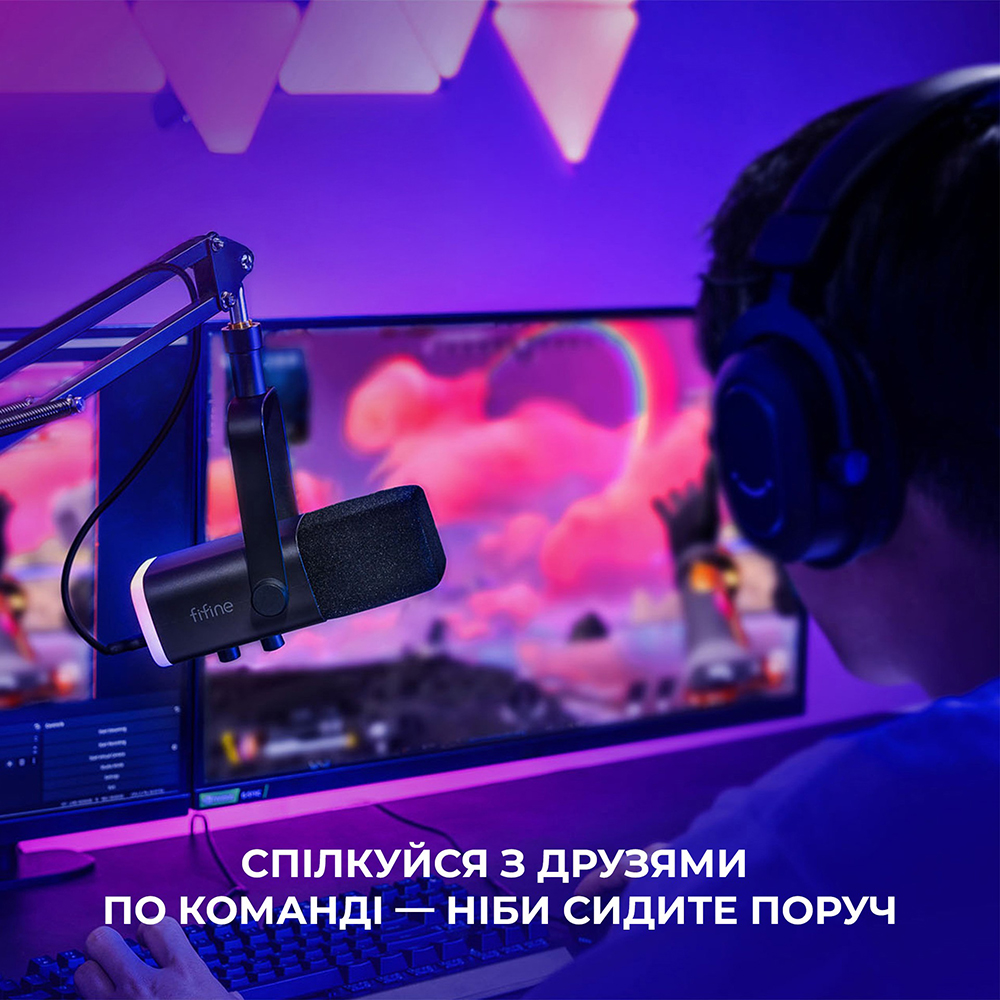 Фото Микрофон FIFINE Black (AM8T)