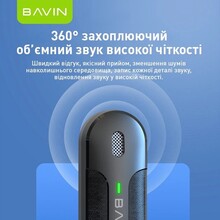 Мікрофон BAVIN MP-100 Type-C Black (H-MP-100 BK)