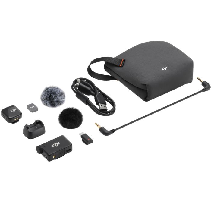 Микрофонная радиосистема DJI Mic Mini 1 TX + 1 RX (CP.RN.00000432.01) Длина кабеля/радиус действия 400