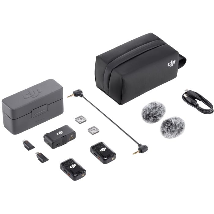 Фото Микрофонная радиосистема DJI Mic 2 2 TX + 1 RX + Charging Case (CP.RN.00000325.01)