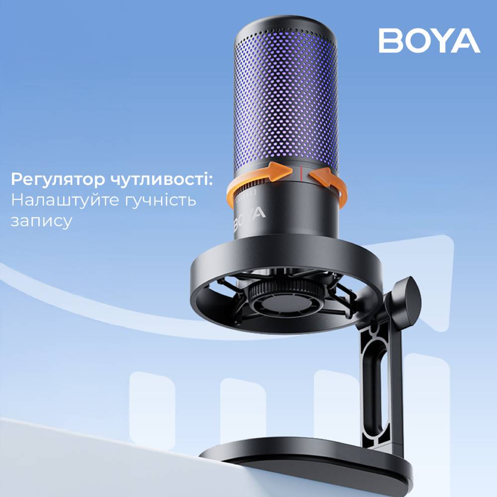 Покупка Микрофон BOYA K3-02 RGB Black