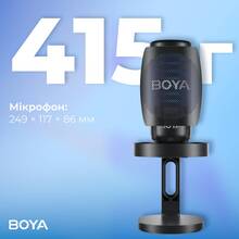 Микрофон BOYA K3-02 RGB Black
