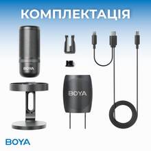 Микрофон BOYA K3-02 RGB Black
