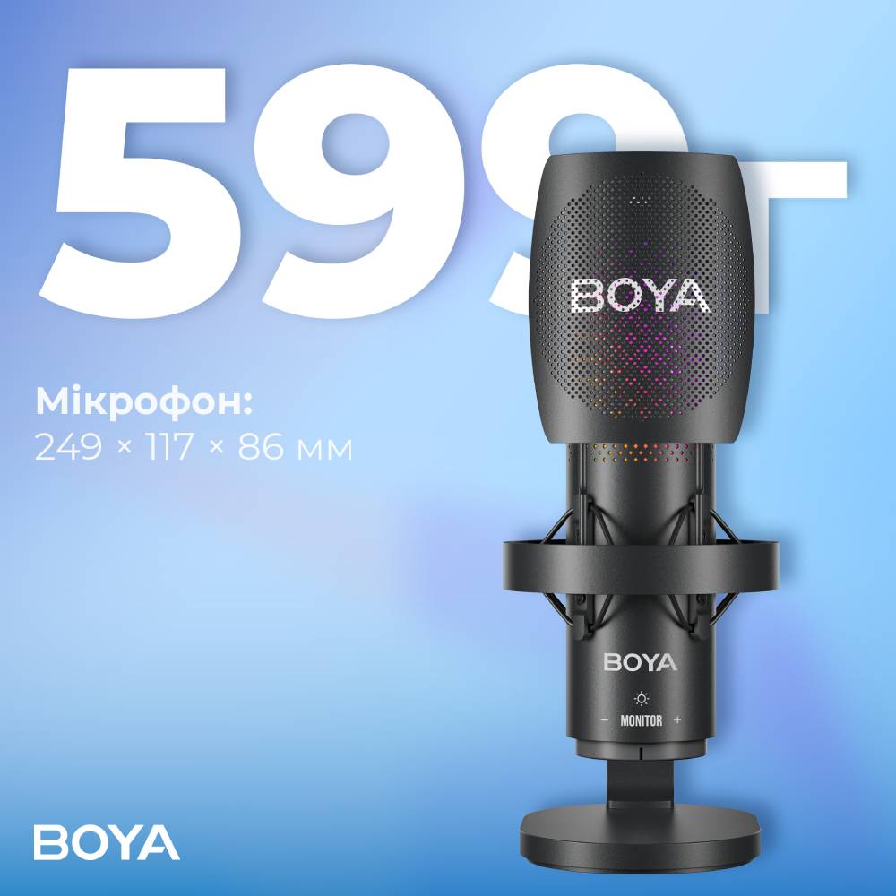 Обзор Микрофон BOYA K9 RGB Black