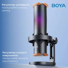 Микрофон BOYA K9 RGB Black