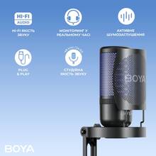 Микрофон BOYA K9 RGB Black