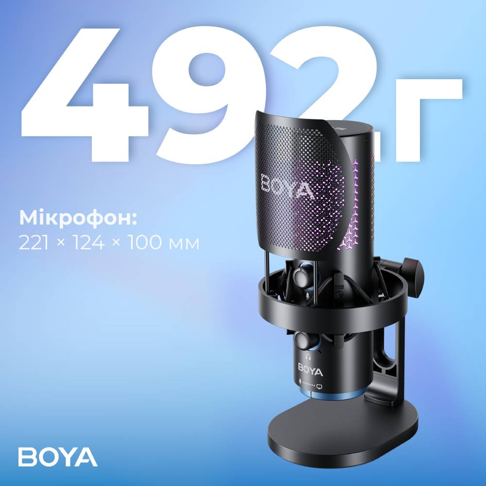 Обзор Микрофон BOYA K5-02 RGB Black