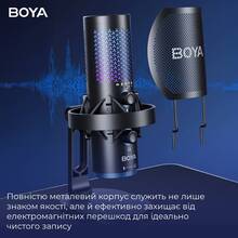 Микрофон BOYA K5-02 RGB Black
