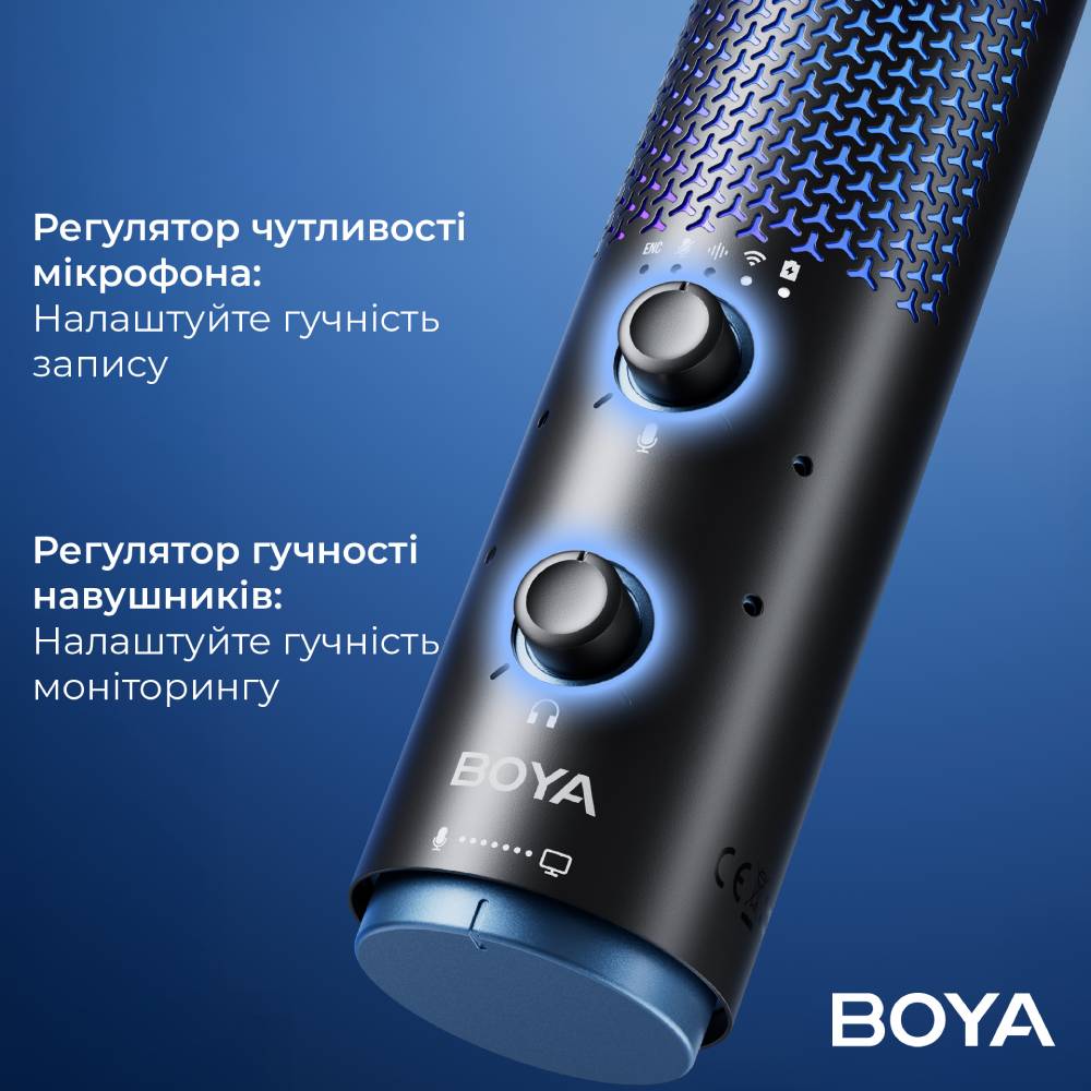 В интернет магазине Микрофон BOYA K5-02 RGB Black