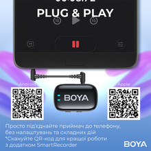 Микрофон BOYA mini-18 TRS For Camera Black