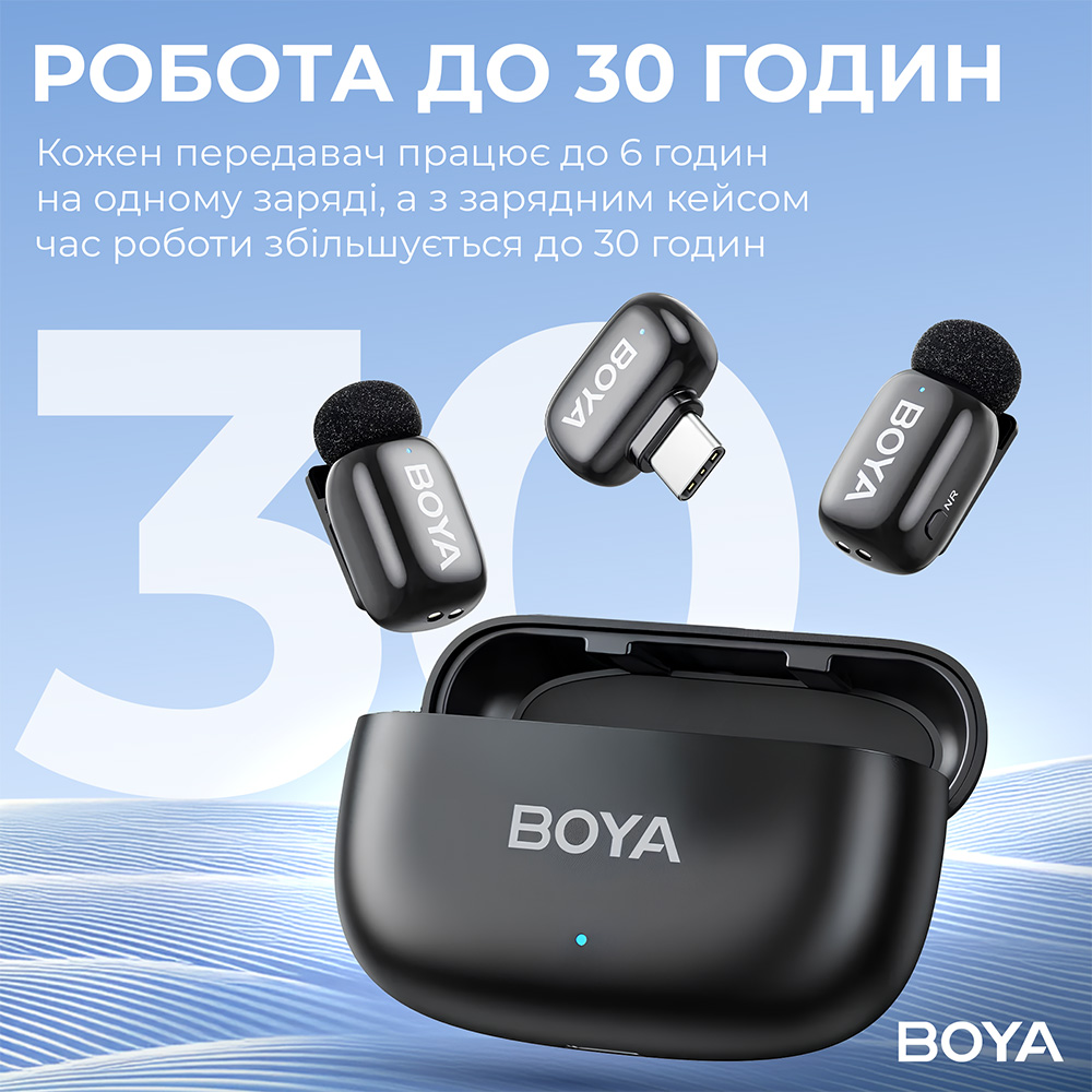 В Украине Микрофон BOYA mini-14 Type-C Black
