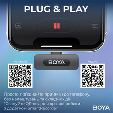 Микрофон BOYA BY-V30 Type-C Black