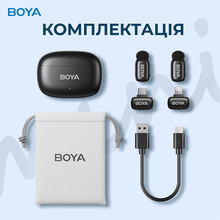 Микрофон BOYA mini-12 Type-C/Lightning Black