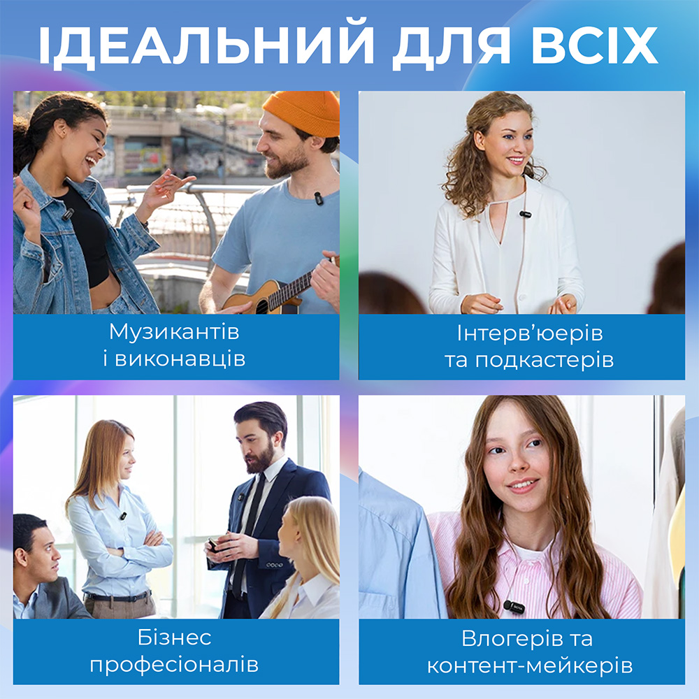 Заказать Микрофон BOYA mini-13 Type-C/Lightning White