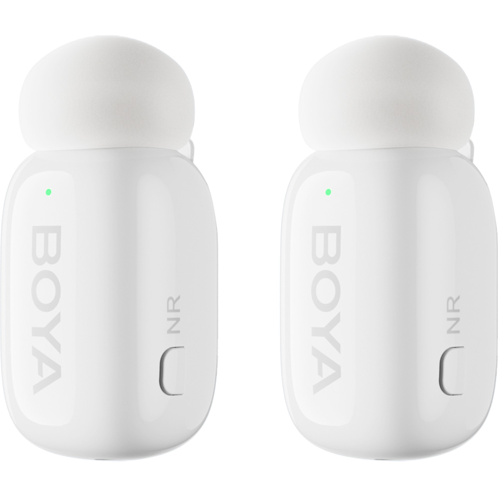 Микрофон BOYA mini-13 Type-C/Lightning White Комплектация 2 микрофона, ресивер Type-C, ресивер Lightning, зарядный кейс, зарядный кабель Type-A – Type-C, сумка для хранения
