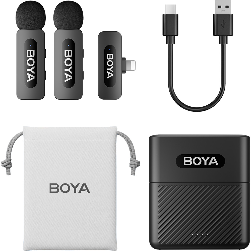 Внешний вид Микрофон BOYA BY-V3 Lightning Black