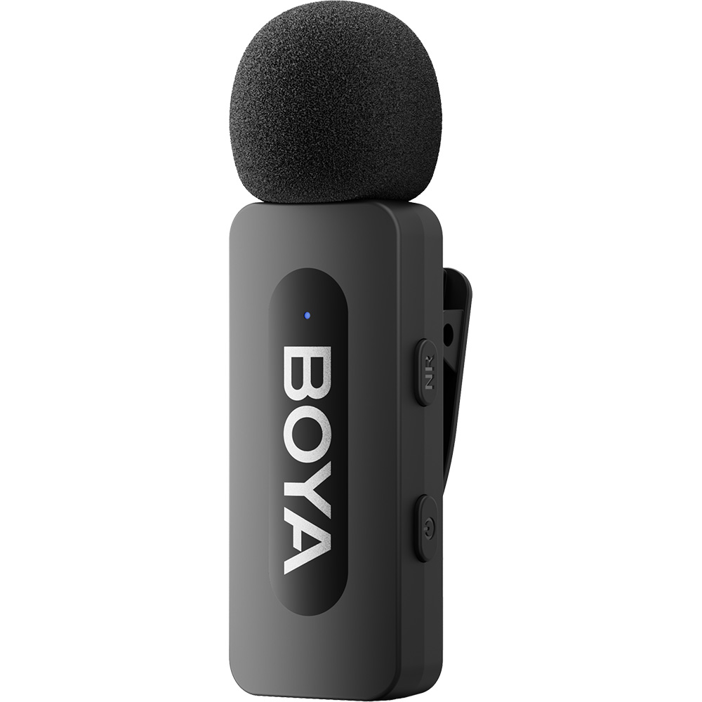 Микрофон BOYA BY-V3 Combo Type-C/Lightning Black Комплектация 2 микрофона, ресивер Type-C, ресивер Lightning, зарядный кейс, 2 поролоновых ветрозащитных экрана, зарядный кабель Type-A – Type-C, сумка для хранения