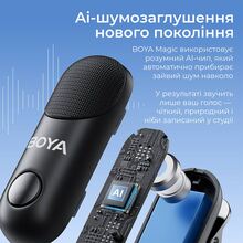 Беспроводной микрофон BOYA Magic-07 Type-C Black