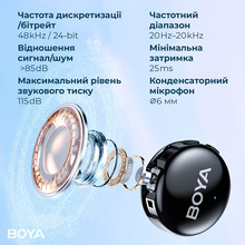 Микрофон BOYA LINK 3-02 Type-C/TRS Black