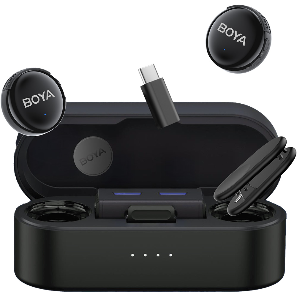 Микрофон BOYA LINK 3-02 Type-C/TRS Black