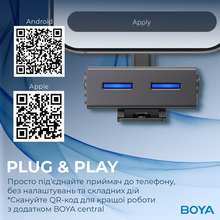 Микрофон BOYA LINK 3-02 Type-C/TRS Black