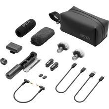 Беспроводной микрофон BOYA Magic-03 Type-C/TRS Black