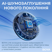 Микрофон BOYA LINK 3-01 Type-C/TRS/Lightning Black