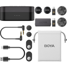 Микрофон BOYA LINK 3-01 Type-C/TRS/Lightning Black