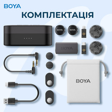 Микрофон BOYA LINK 3-01 Type-C/TRS/Lightning Black