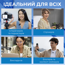 Микрофон BOYA LINK 3-01 Type-C/TRS/Lightning Black