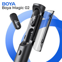 Беспроводной микрофон BOYA Magic-02 Type-C/Lightning Black
