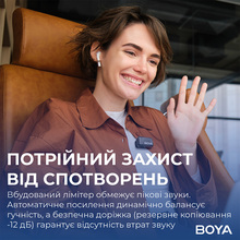 Микрофон BOYA MIC 2-02 Type-C/TRS Black