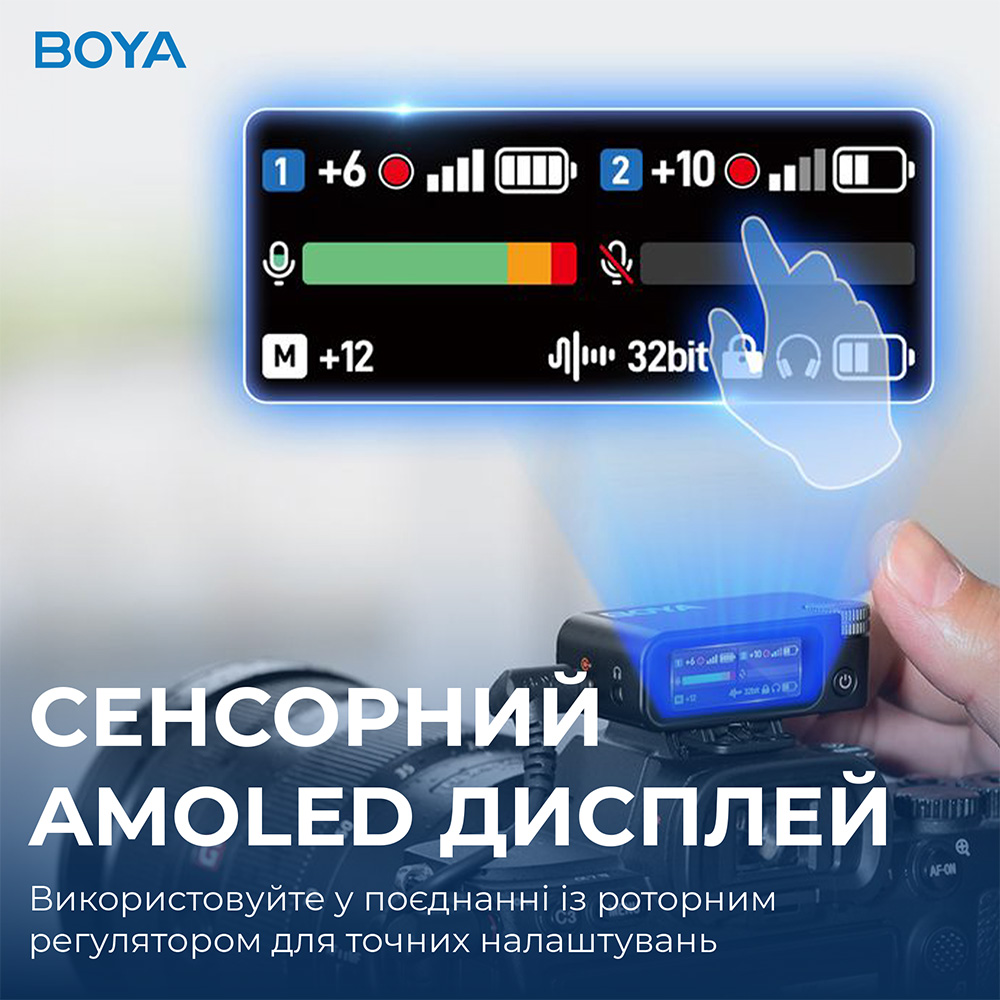 Покупка Микрофон BOYA MIC 2-02 Type-C/TRS Black