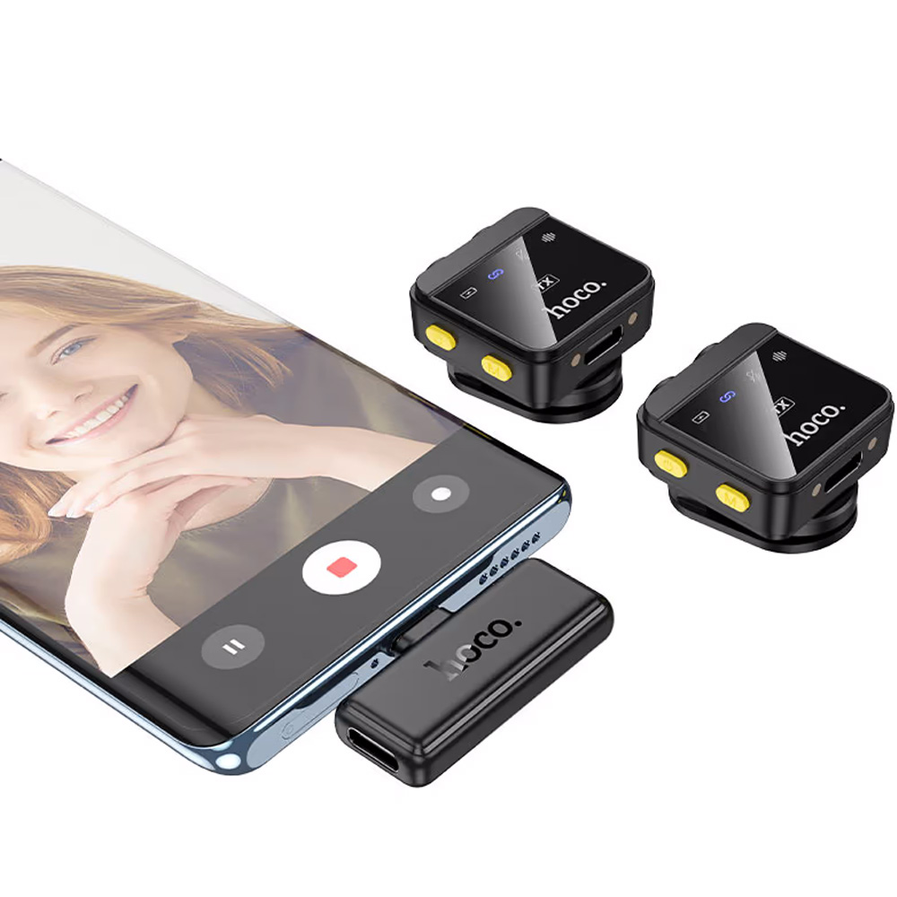 Микрофон HOCO L17 iP/Type-C Black (6942007645997) Материал Пластик