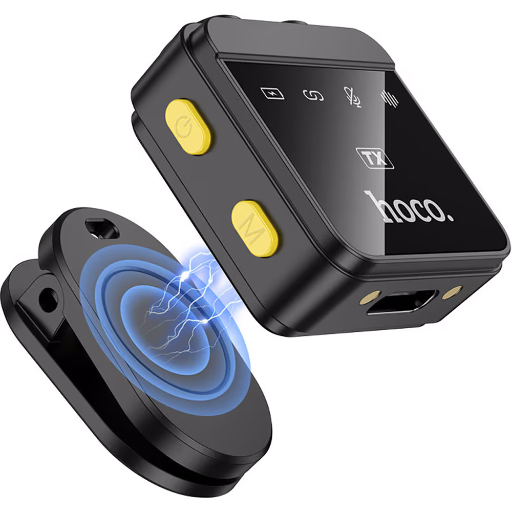 Внешний вид Микрофон HOCO L17 iP/Type-C Black (6942007645997)