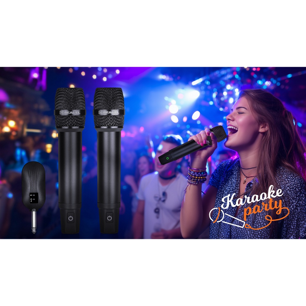 Обзор Набор микрофонов REAL EL KM-850 2 шт Black (EL121900002)