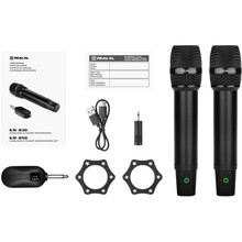 Набор микрофонов REAL EL KM-850 2 шт Black (EL121900002)