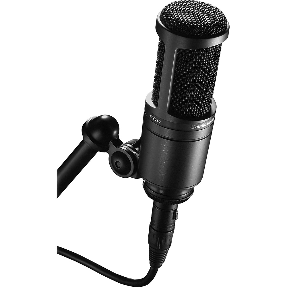 Микрофон AUDIO-TECHNICA AT2020 Комплектация Микрофон, держатель, адаптер, чехол, инструкция